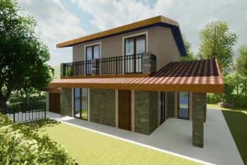 Modello Casa in Legno Casa in Xlam ad alta efficienza energetica - Milano di BCL Bergamasca Costruzioni Legno