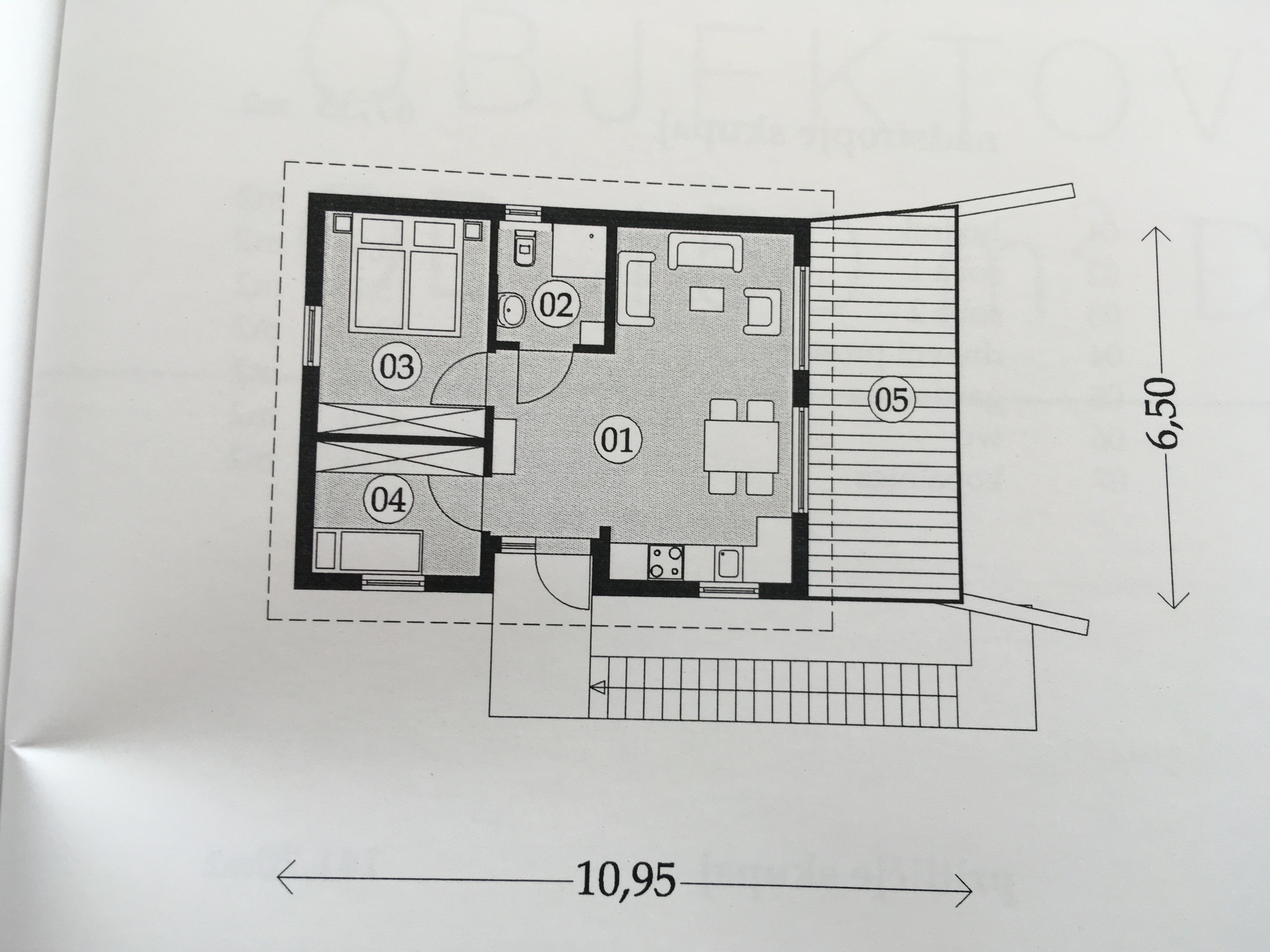 Planimetria della costruzione Casa in Legno modello Casa solare 2  di RIKO-HISE srl - Arch. Daniele Bonzi