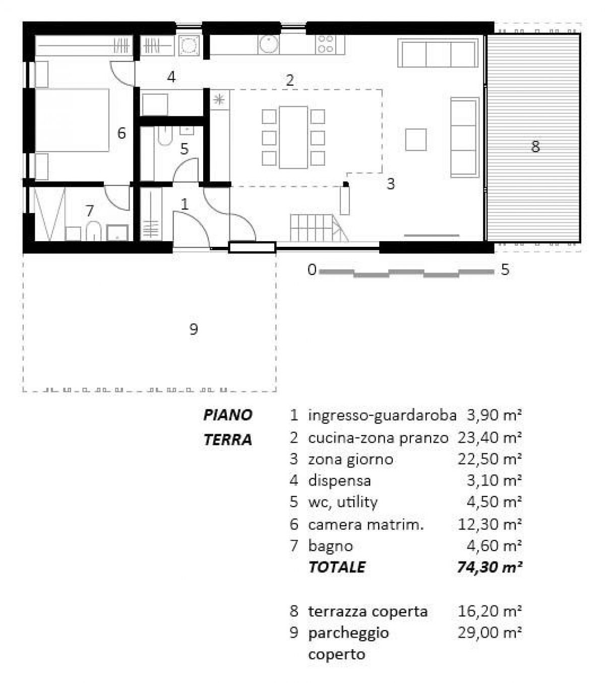 Case in legno RIKO-HISE srl - Arch. Daniele Bonzi CASA  MILA  - progetto Arch. MIHA NOVINA 