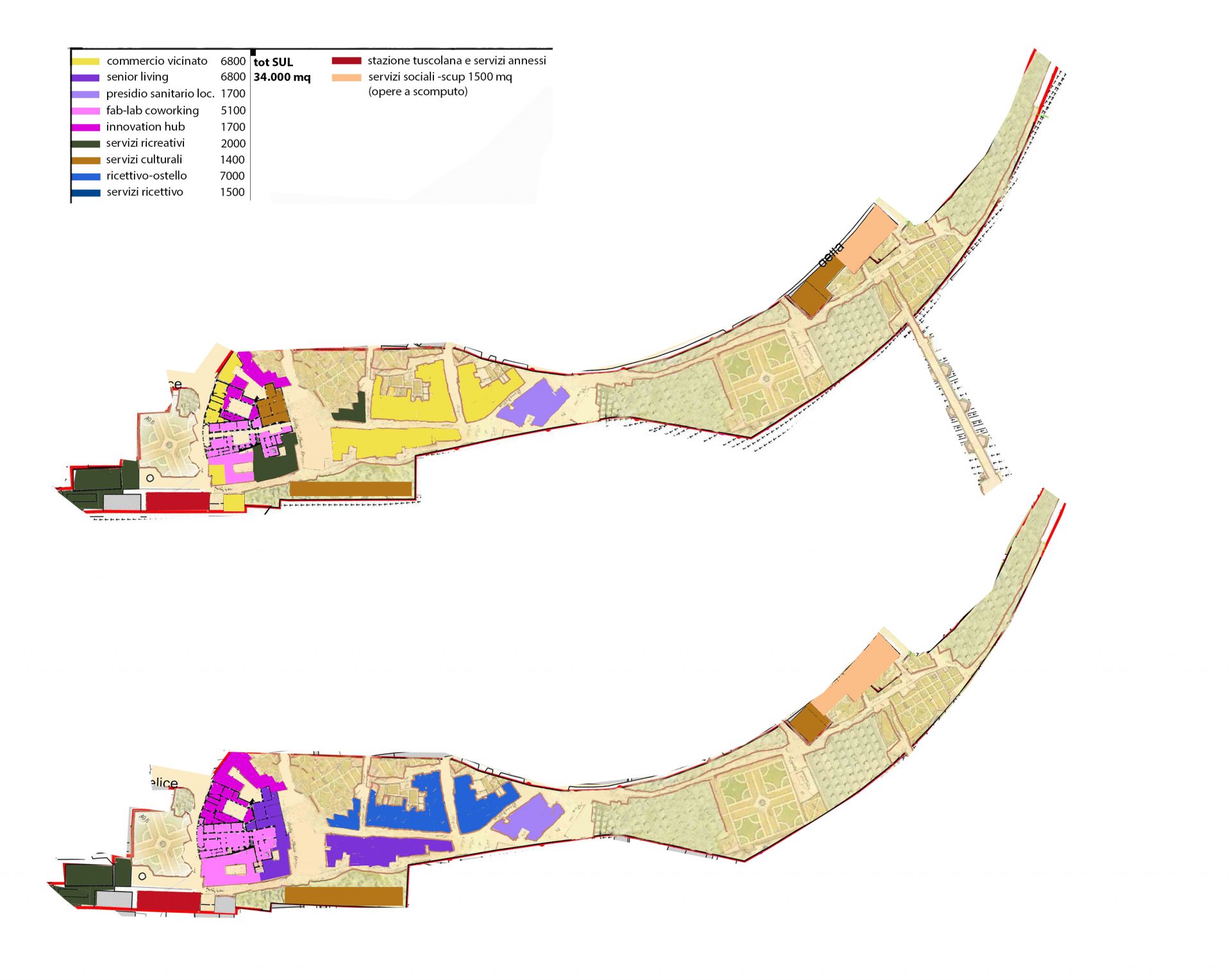 Progetto Stazione Tuscolana Roma realizzato da maurizio crocco,  a Roma