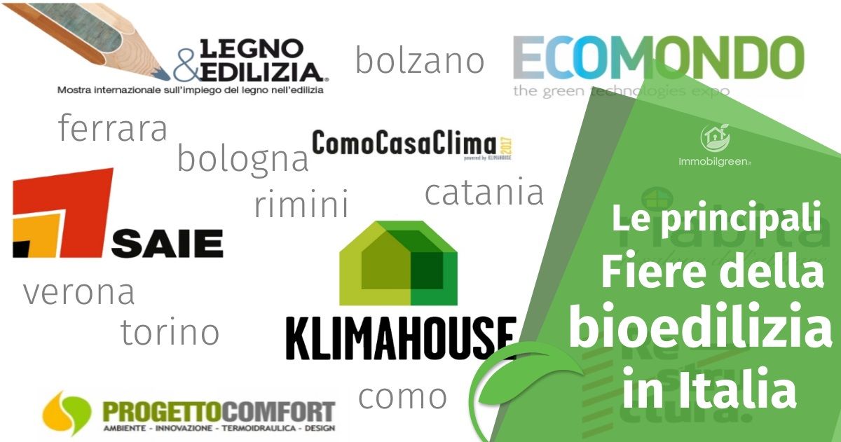 Le principali Fiere della bioedilizia in Italia
